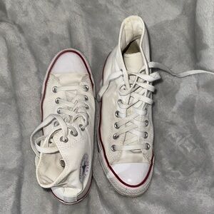 Classic Converse White High-Top Sneakers
